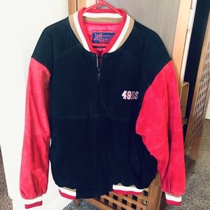 Jeff Hamilton Suede Sports Jacket